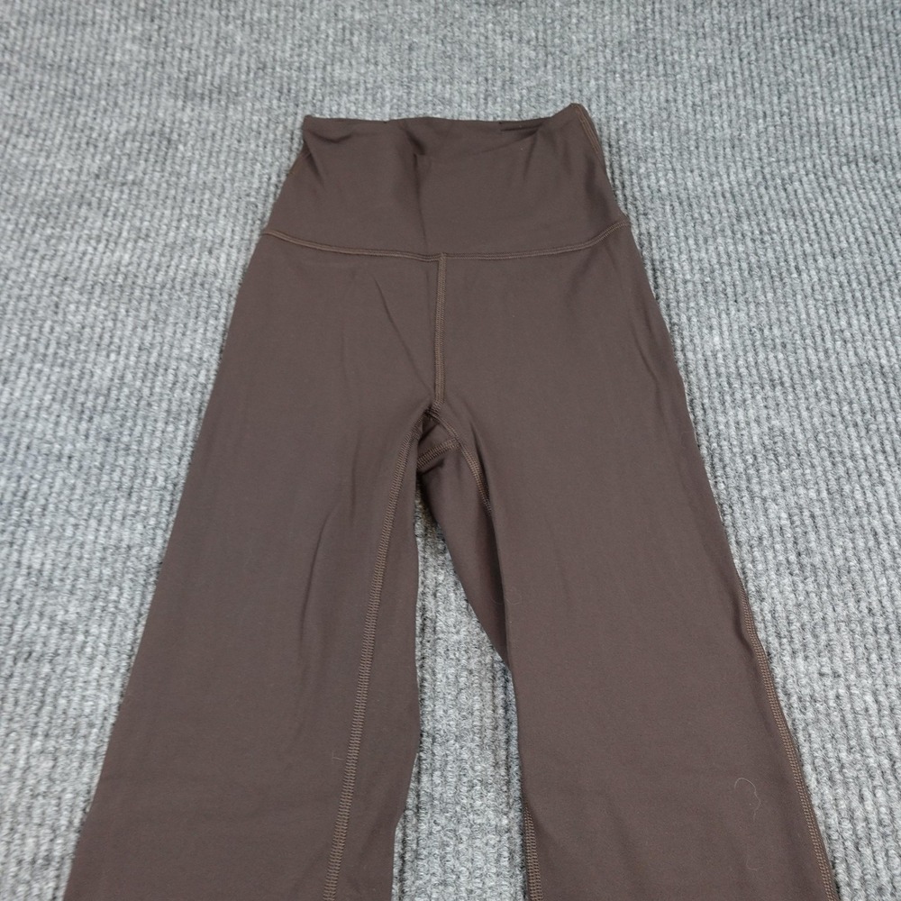 Lululemon Groove Nulu High Rise Flare Leggings Womens 0 Brown Yoga W5FG2S - Picture 3 of 11